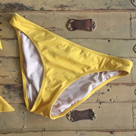 VS VICTORIA'S SECRET YELLOW BIKINI SET S TOP M BOT - Picture 11 of 11